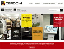 Tablet Screenshot of cerdom.net